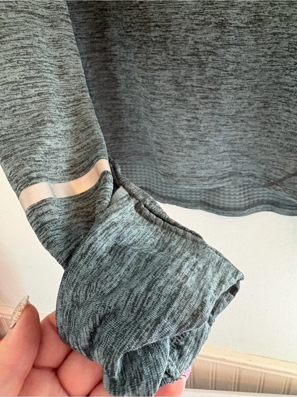 NIKE LARGE ✨ quarter zip pullover gray excellent condition